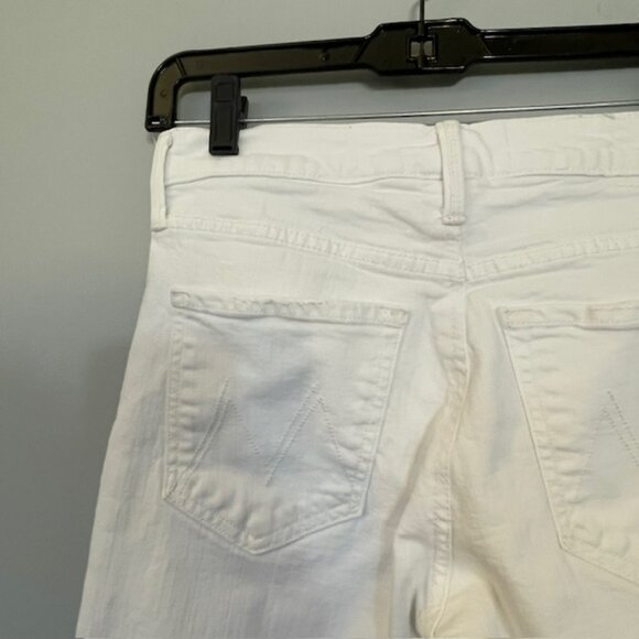 MOTHER Superior Smarty Pants Skimp Jeans High Rise Totally Innocent size 28 - Picture 11 of 16